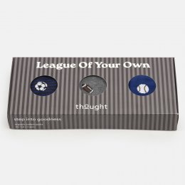 Thought League of Your Own Sport Organic Cotton Socks Gift Box - UK 7-11 - 3 Pairs