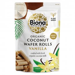 Biona Organic Vanilla Coconut Rolls - 100g