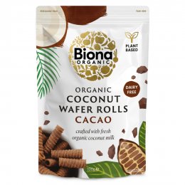 Biona Organic Cacao Coconut Rolls - 100g