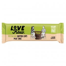LoveRaw M:lk Choc Pistachio Butter Cups - 39g