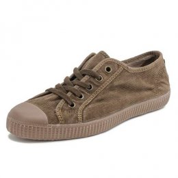 Natural World Organic Cotton Cord Sneakers - Caf� Grano