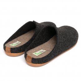 SnugToes Mens Dele Slippers - Dark Brown
