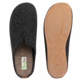 SnugToes Mens Dele Slippers - Dark Brown