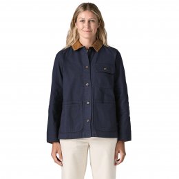 Patagonia Womens Point Reyes Canvas Coat - Sunken Blue