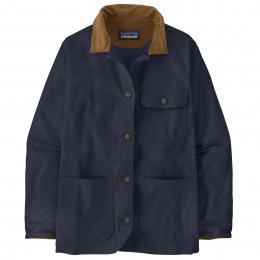 Patagonia Womens Point Reyes Canvas Coat - Sunken Blue