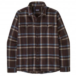 Patagonia Mens Fjord Flannel Shirt - Den Brown
