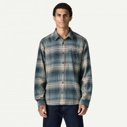 Patagonia Mens Long-Sleeved Lightweight Fjord Flannel Shirt - Summit Blue