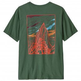 Patagonia Mens Cloud Crag T-Shirt - Canopy Green