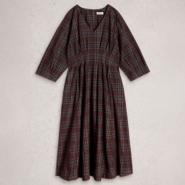 White Stuff Kate Organic Cord Dress - Brown