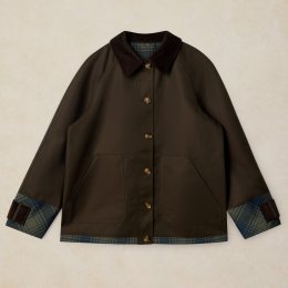 White Stuff Jackson Reversible Recycled Jacket - Dark Green