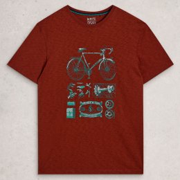 White Stuff Abersoch Graphic Tee - Red