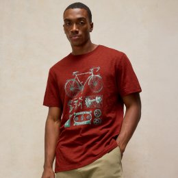 White Stuff Abersoch Graphic Tee - Red