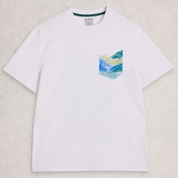 White Stuff Horsham Organic Graphic Tee - White