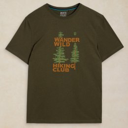 White Stuff Abersoch Graphic Tee - Green