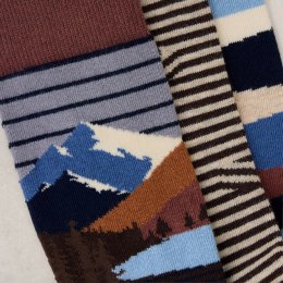 White Stuff Organic Forest Explorer Ankle Socks - Grey Marl - 3 Pairs