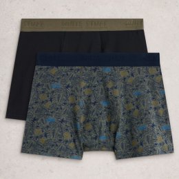 White Stuff Hove Organic Boxers - Grey - 2 Pairs