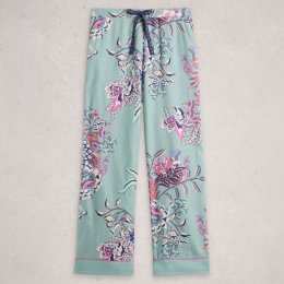 White Stuff Nina Organic PJ Bottoms - Blue