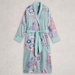 White Stuff Nina Organic Dressing Gown - Blue