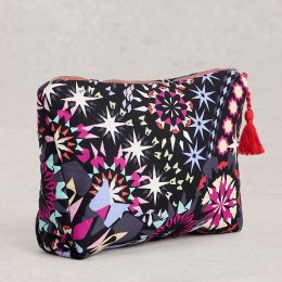 White Stuff Stella Organic Quilted Cosmetic Bag - Black
