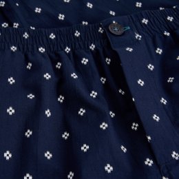 White Stuff Purley Dobby Organic PJ Bottoms - Navy