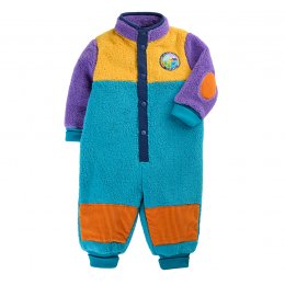 Frugi Coorie Nature Cord Fleece Suit - Multi
