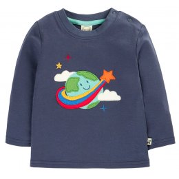 Frugi Earth Adventure Circular Top - Navy