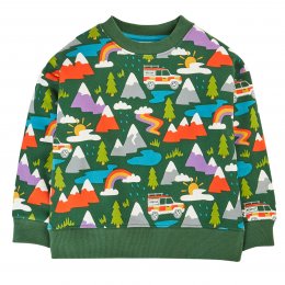 Frugi Rescue Trails Sweatshirt - Green