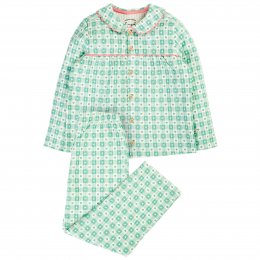 Frugi Hayley Magic Nights Traditional PJs - Moss