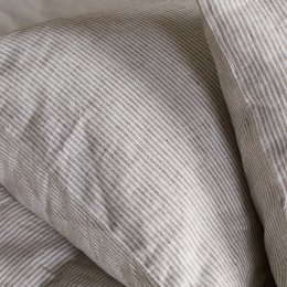 Borba Hemp & Cotton Housewife Pillowcases - Espresso - Set of 2