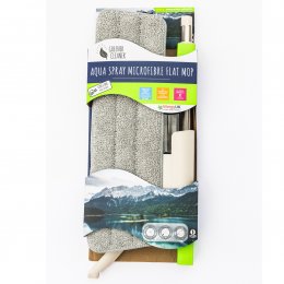 Greener Cleaner Aqua Spray Microfibre Flat Mop - Cream