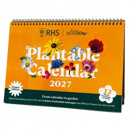 Willsow RHS 2027 Plantable Flower Desk Calendar