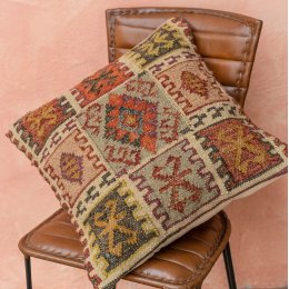 Narayan Handloom Kilim Cushion Cover - 50 x 50cm