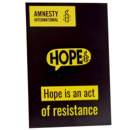 Amnesty Hope Pin Badge