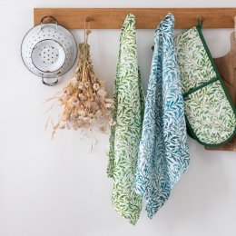 V&A Willow Boughs Florals Organic Cotton Tea Towels