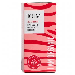 TOTM Organic Cotton Liners Unwrapped - Pack of 24