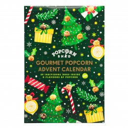 Popcorn Shed Vegan Gourmet Popcorn Christmas Advent Calendar - 168g