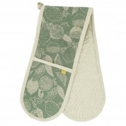 Raine & Humble Lemon Marmalade Double Oven Glove - Sage