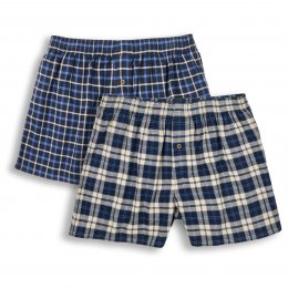 Boris�Organic Cotton Boxer Shorts - Sand - Pack of 2