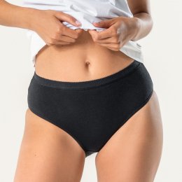 Polly Organic Cotton Briefs - Black - Pack of 3