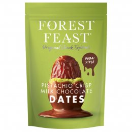 Forest Feast Pistachio Crisp Milk Chocolate Dates - 120g