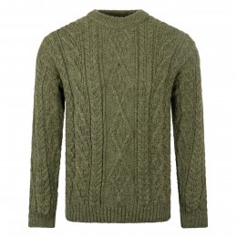 Aran Jumper - Dark Apple