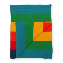 Kite Cabana Stripe Blanket Rainbow