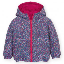 Kite Berry Ditsy Reversible Cocoon Coat