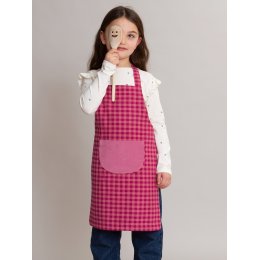 Kite Damson Check Reversible Apron