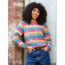 Kite Fancy Stripe Hermitage Knit Jumper