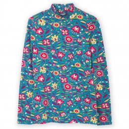 Kite Folksy Bloom Bagber Turtle Neck Jersey Top