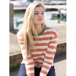 Kite Oxbridge Jersey T-Shirt Russet Stripe