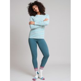 Kite Lytchett Side Stripe Leggings Steel
