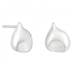 Vurchoo Petite Dimple Silver Stud Earrings