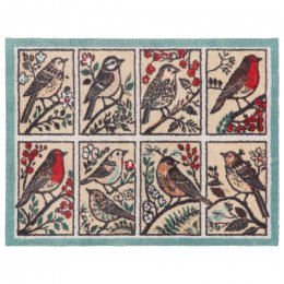 RSBP Birds Postbook Beige Doormat - 65x85